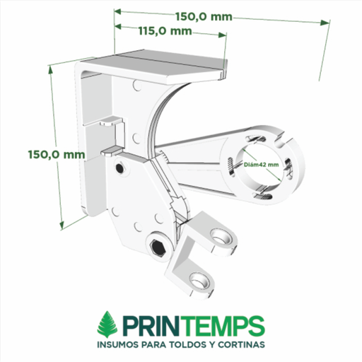 soporte-punta-punta-importado-blanco - Printemps