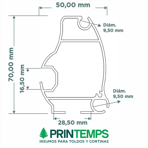 barra-frente-tp2-universal-x-2-mts-blanco - Printemps