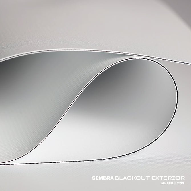 SEMBRA - BLACK OUT 100 % - EXTERIOR - Blanco ancho 2,20 mts - Printemps