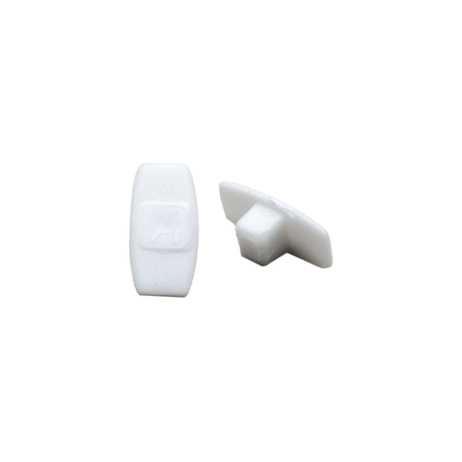*Tapa lateral plastica BLANCO perfil aluminio Simple CP2 - Printemps