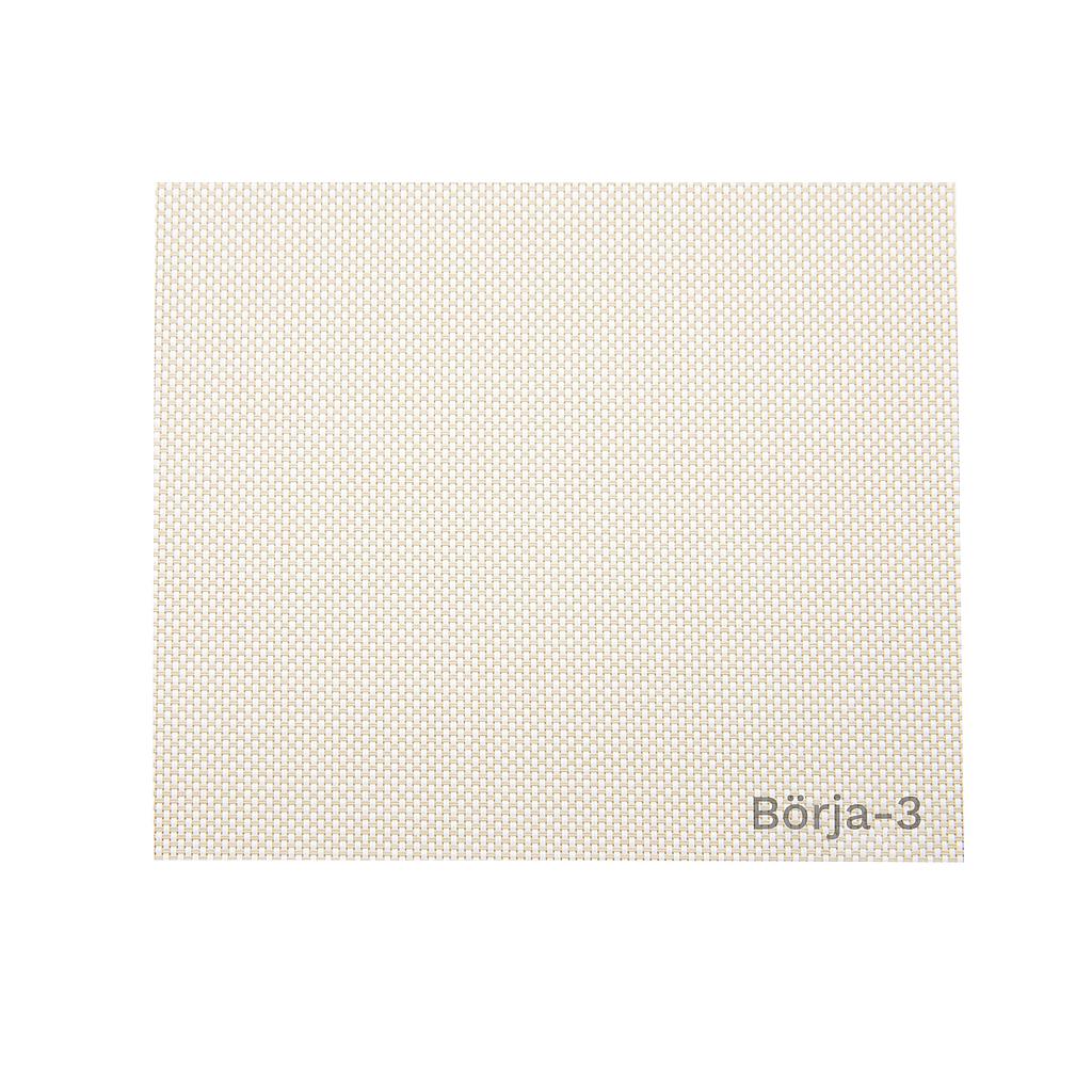 SCREEN BORJA 3 (Beige con Blanco) al 5 % (ancho 2,50 mts) Aika - OLO - Printemps