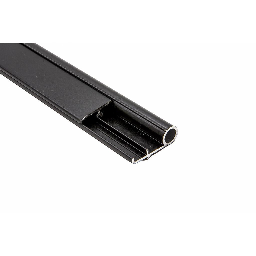 *Perfil aluminio CP1 NEGRO doble zocalo x 2 mts - Printemps