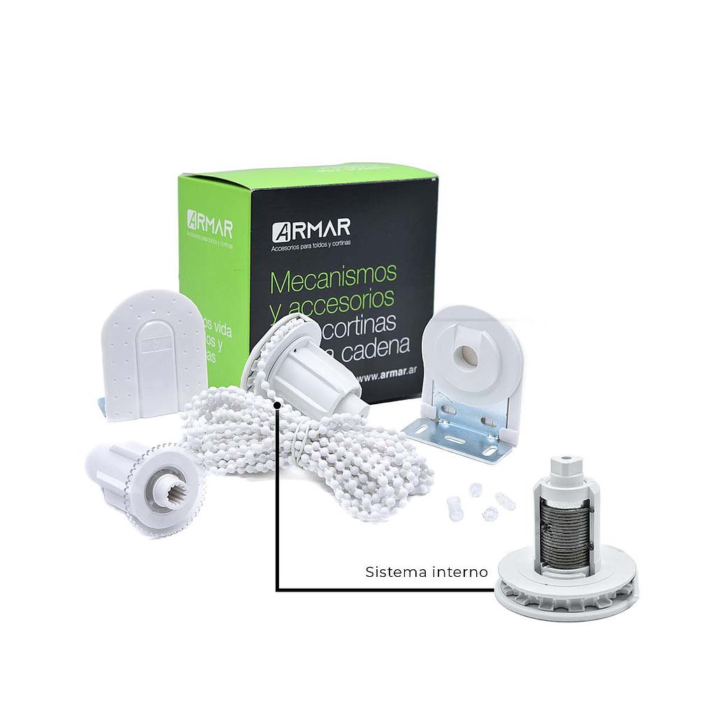 *Sistema PLUS 41 mm BLANCO - 8Kgs 9m2 - c/ 5 mts cadena - Printemps
