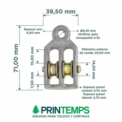 roldana-nro-3-doble-25-mm - Printemps