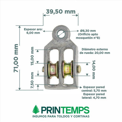 roldana-nro-3-doble-25-mm - Printemps