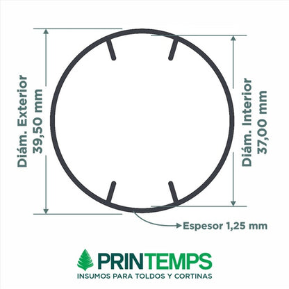 tubo-aluminio-x-6-mts-con-doble-nervadura-41mm-a - Printemps