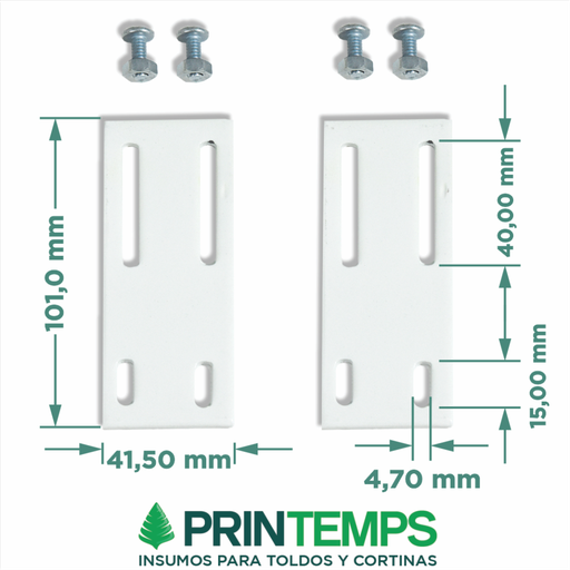 juego-de-planchuela-extension-de-fijacion-en-escuadra-de-panel-oriental-blanco - Printemps