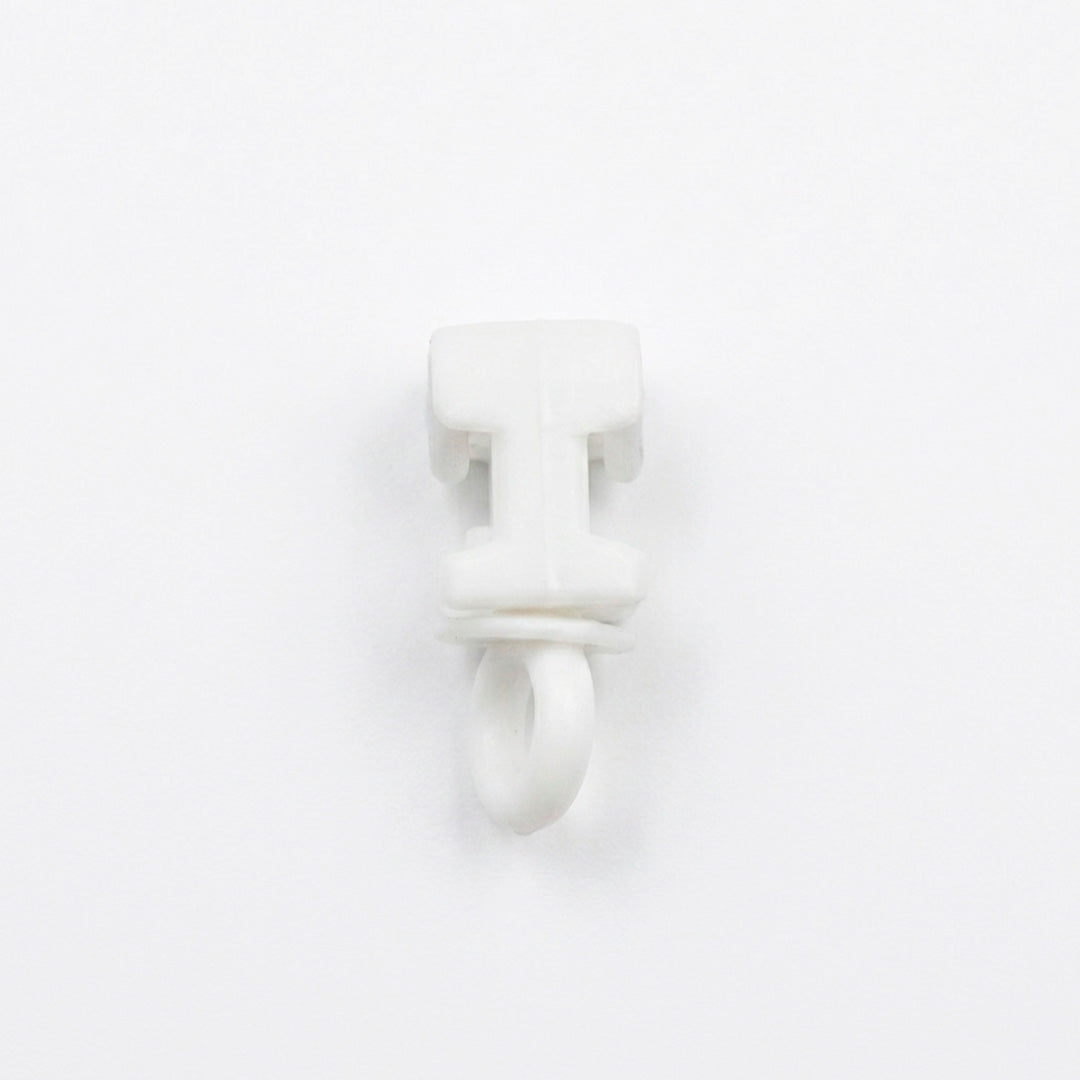 CARRO Con Rueda Deslizador Blanco Giratorio para RIEL Por Unidad