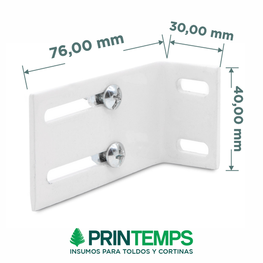 escuadra-para-panel-oriental-banda-vertical-desplazador-de-sistema-roller-blanca - Printemps