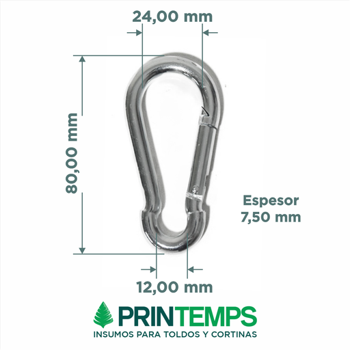 mosqueton-pera-6-mm - Printemps