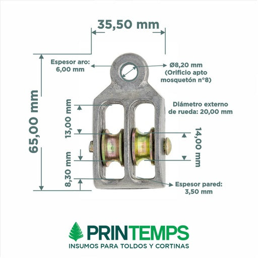 roldana-nro-3-doble-25-mm - Printemps