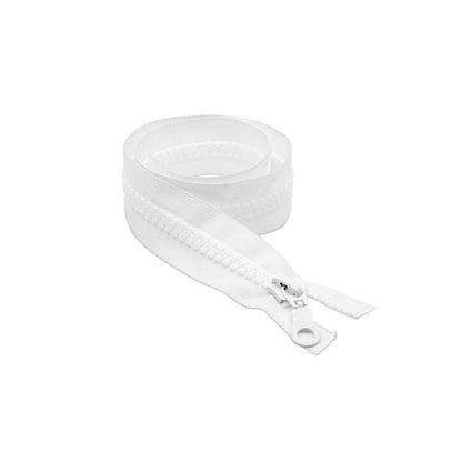 Cierre Diente de PERRO Blanco 10mm x 0,60 mts con deslizador simple - Printemps