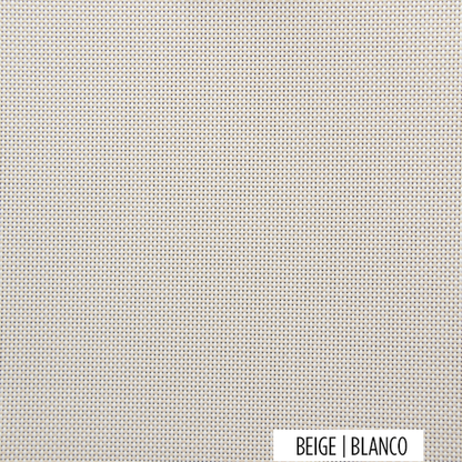 SCREEN BEIGE/BLANCO 350 clasico PRINTEMPS al 5%  (ancho 2,50 mts) - Printemps
