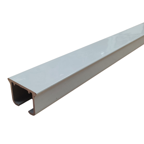 Perfil RIEL para Cortinas Blanca x 4 mts (ALUMINIO) - Printemps