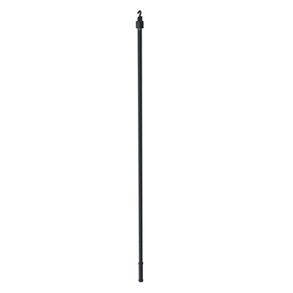 *BASTON de 1,30 mts. Panel Oriental y Riel de aluminio NEGRO - Printemps