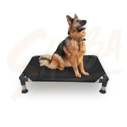 *CATRE CUCHA CAMA NEGRA SIMBA PARA PERRO GRANDE 1,00 m  x 0,70 m - Printemps