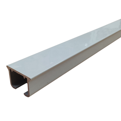 Perfil RIEL para Cortinas Blanca x 6 mts (ALUMINIO) - Printemps