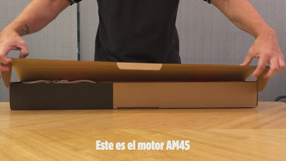 Motor Tubular A-OK AM45 a RADIO y AYUDA MANUAL - 50 N. Para TOLDOS